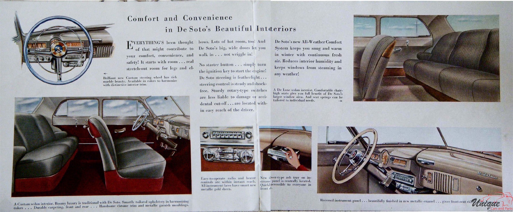 1950 DeSoto Brochure Page 17